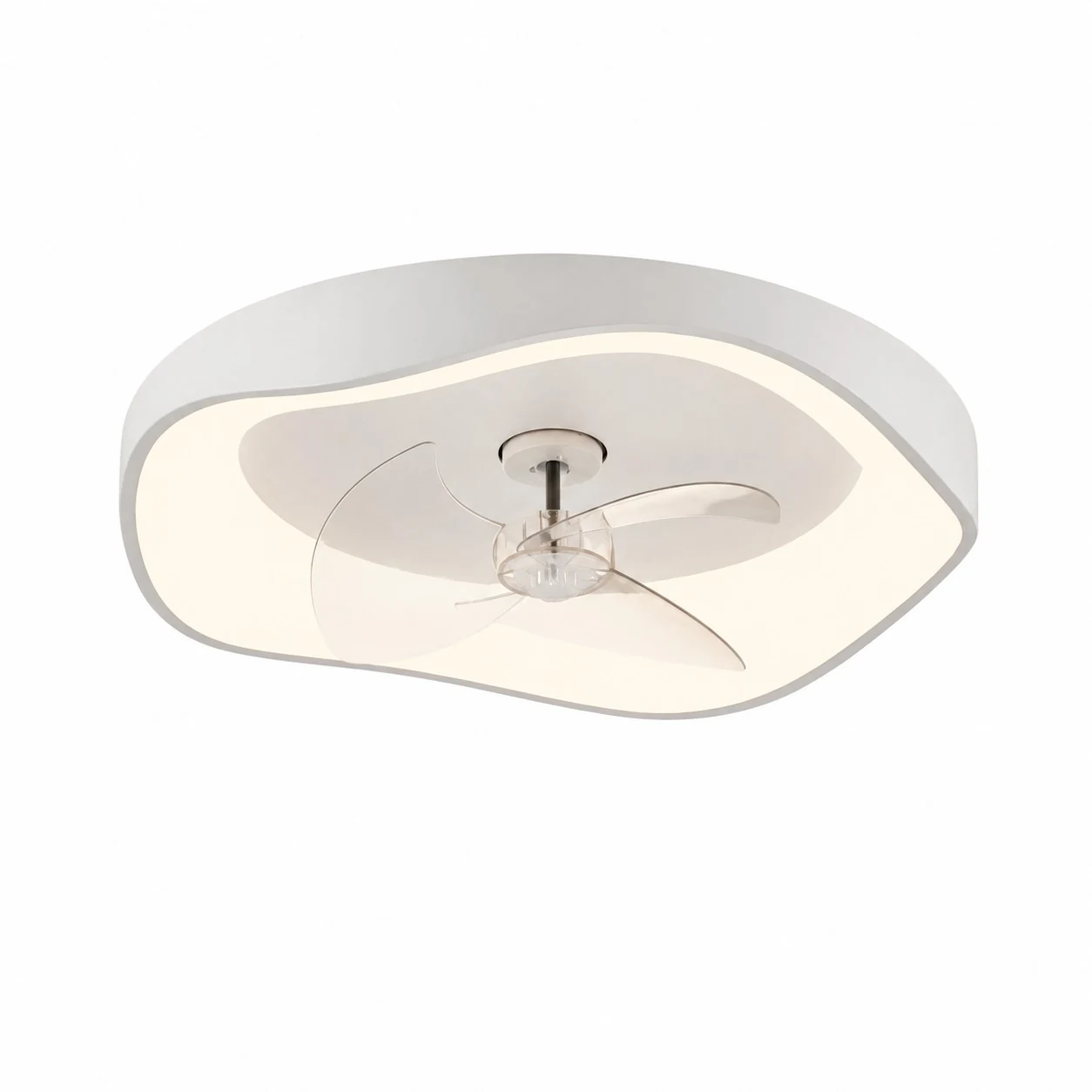 Standard white 42 cm ceiling fan light SKU image
