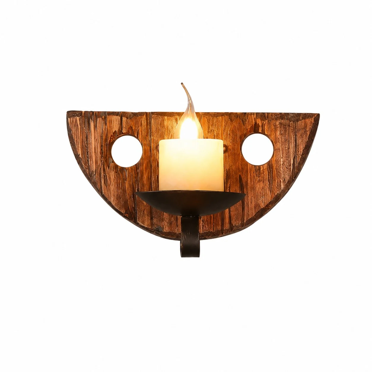 Boat Hull Candle Sconce
