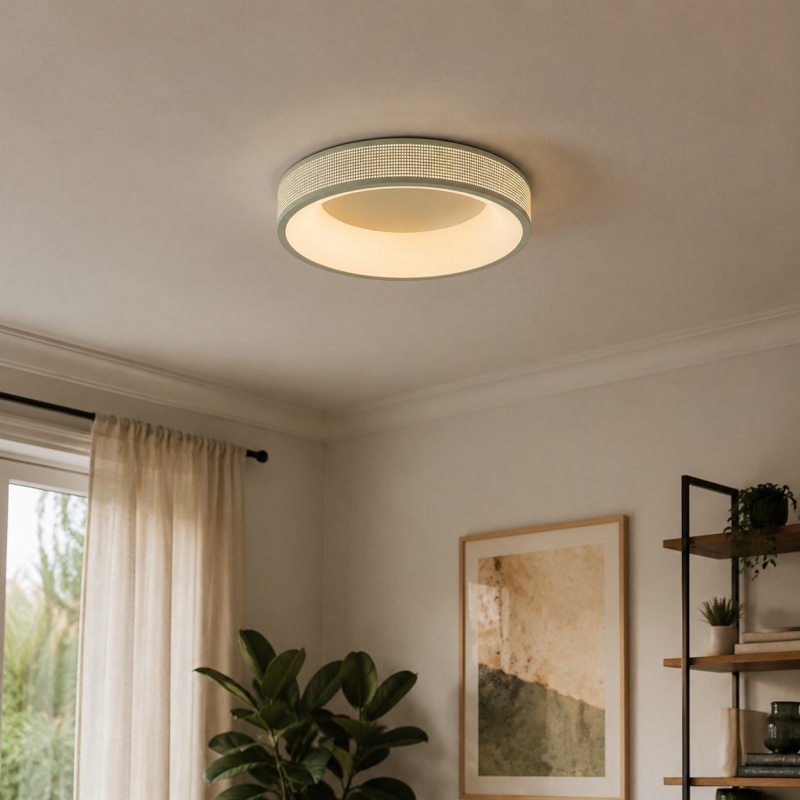 woven halo ceiling light 3