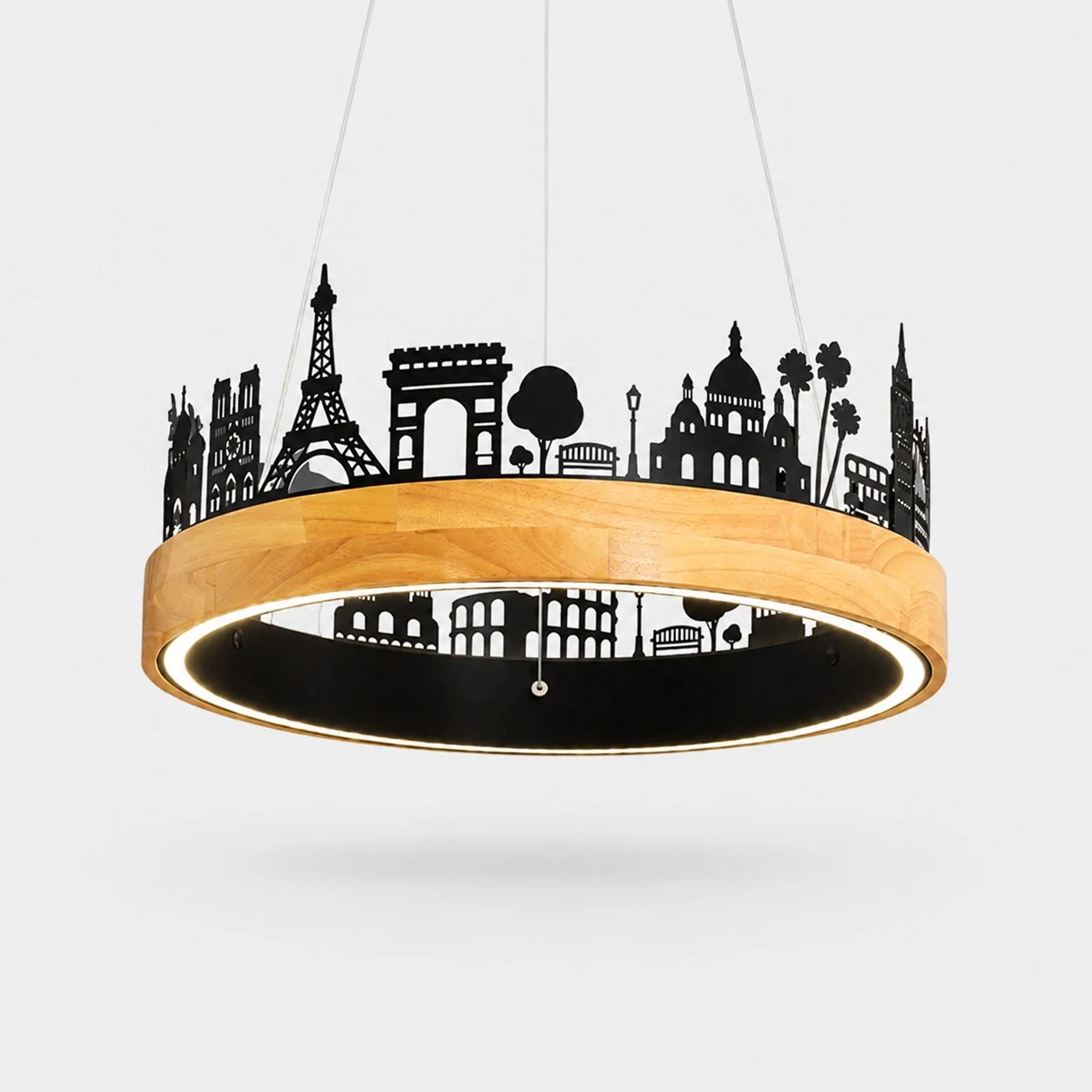 42 cm (16.5 in) (16.5 in) black pendant light