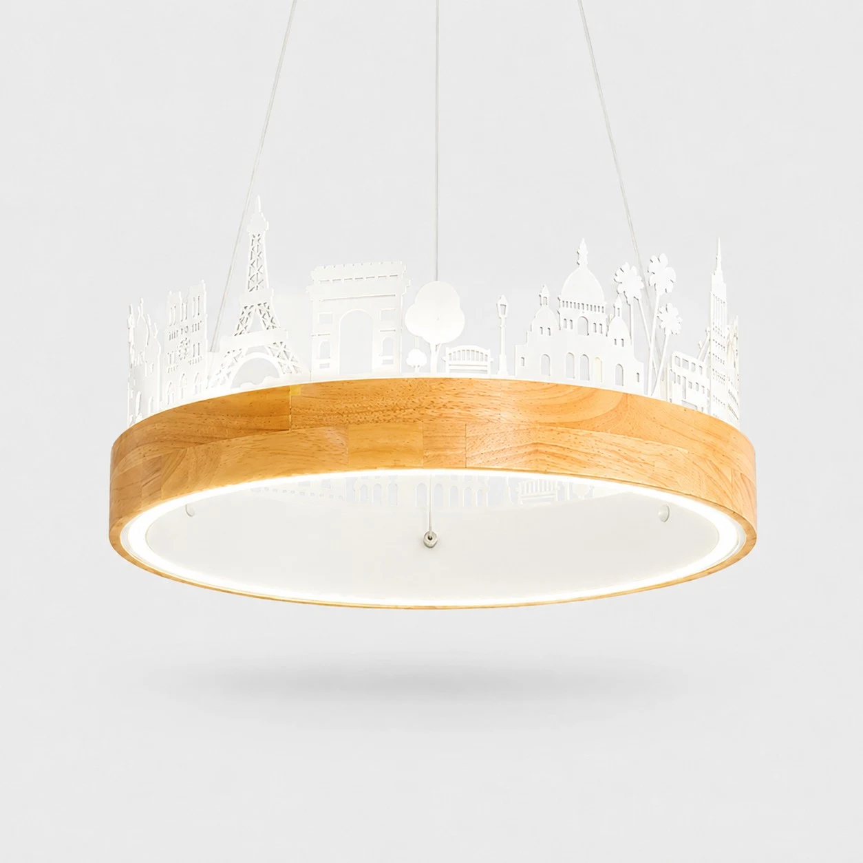 42 cm (16.5 in) (16.5 in) white pendant light