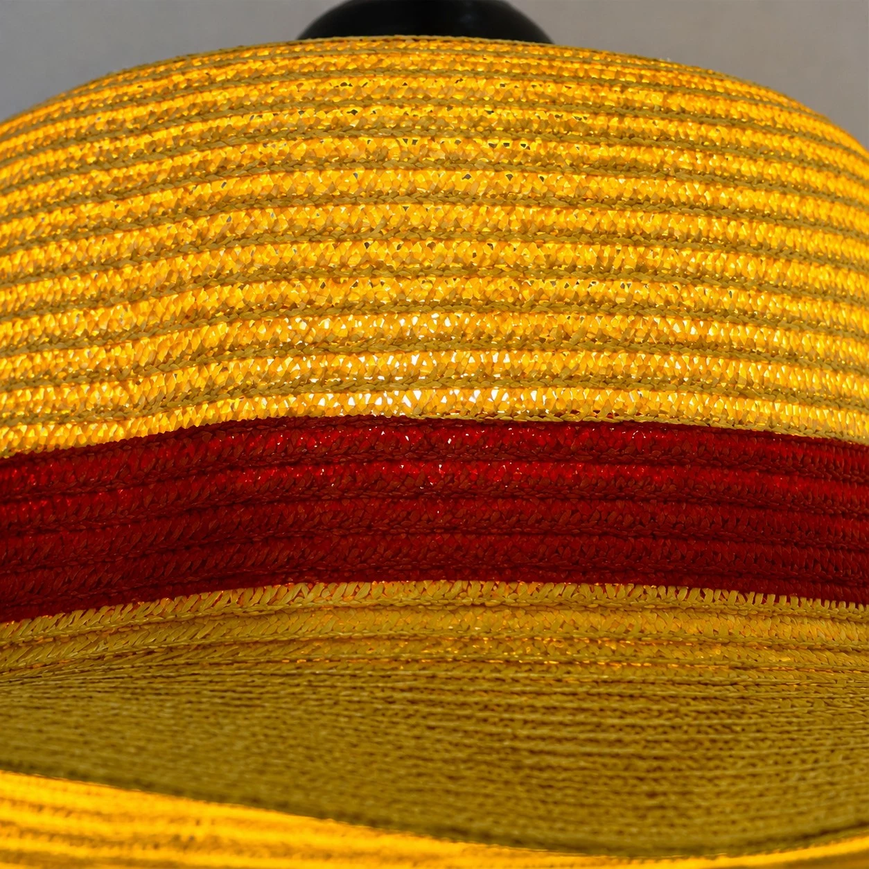 Straw hat pendant view 4