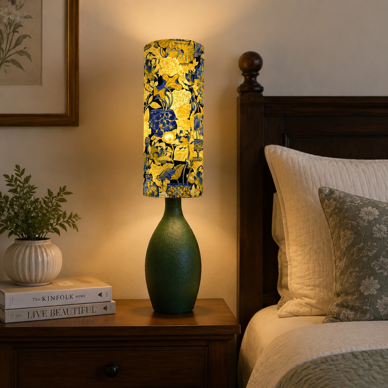 Floral Ceramic Table Lamp 6