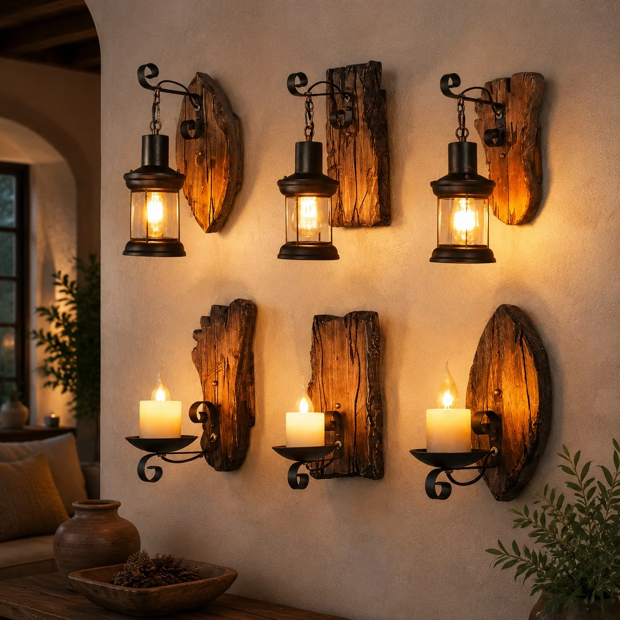 Multi-Style Wall Display Scene