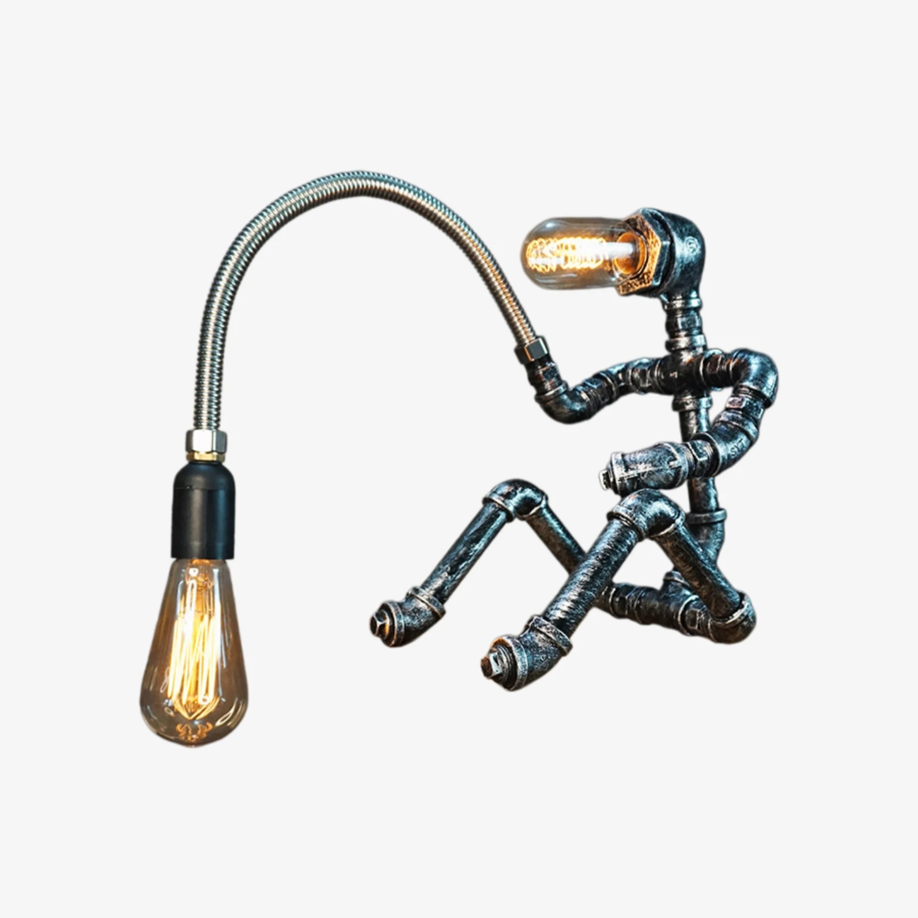 Jiang Jiang retro industrial pipe table lamp