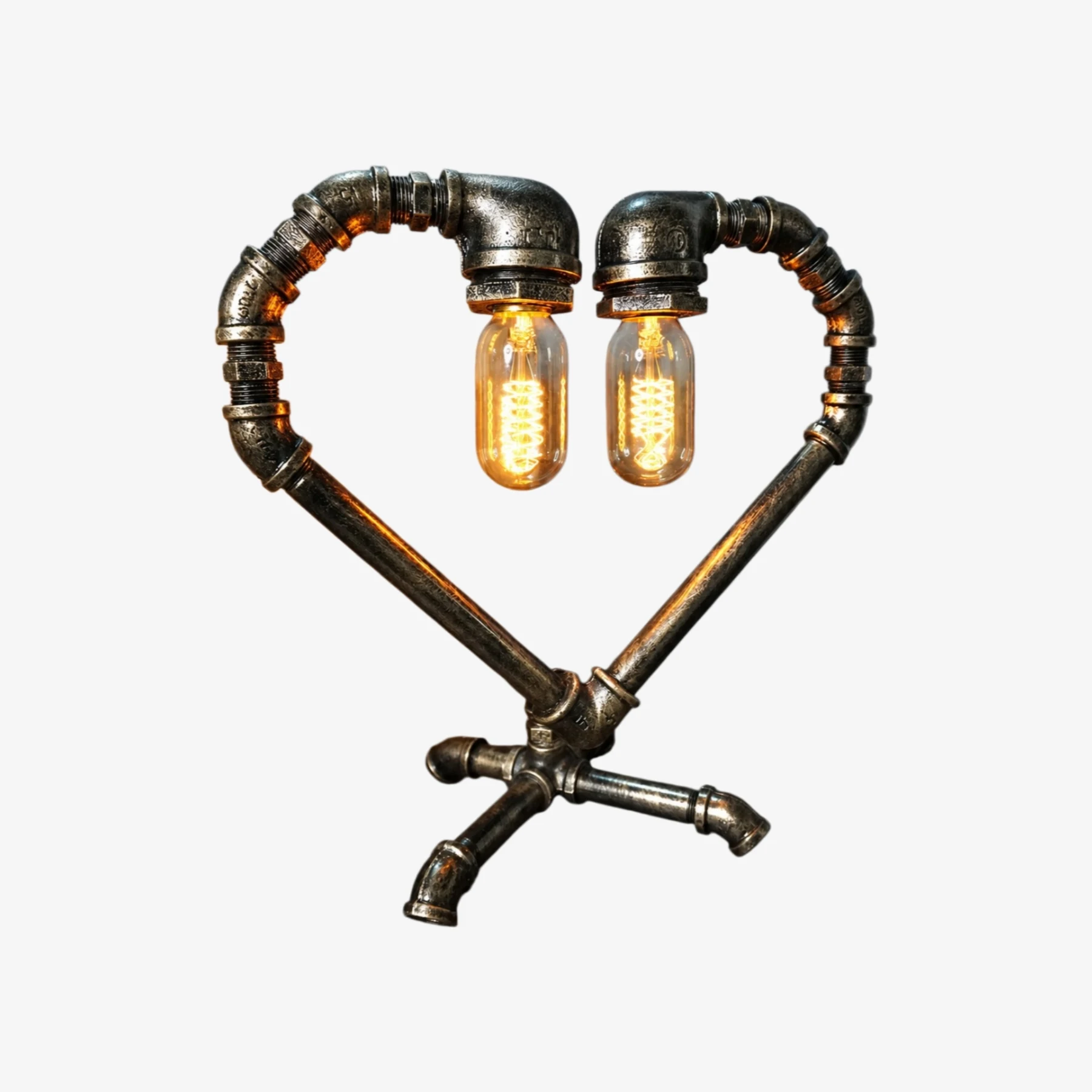 Ai Ai retro industrial pipe table lamp