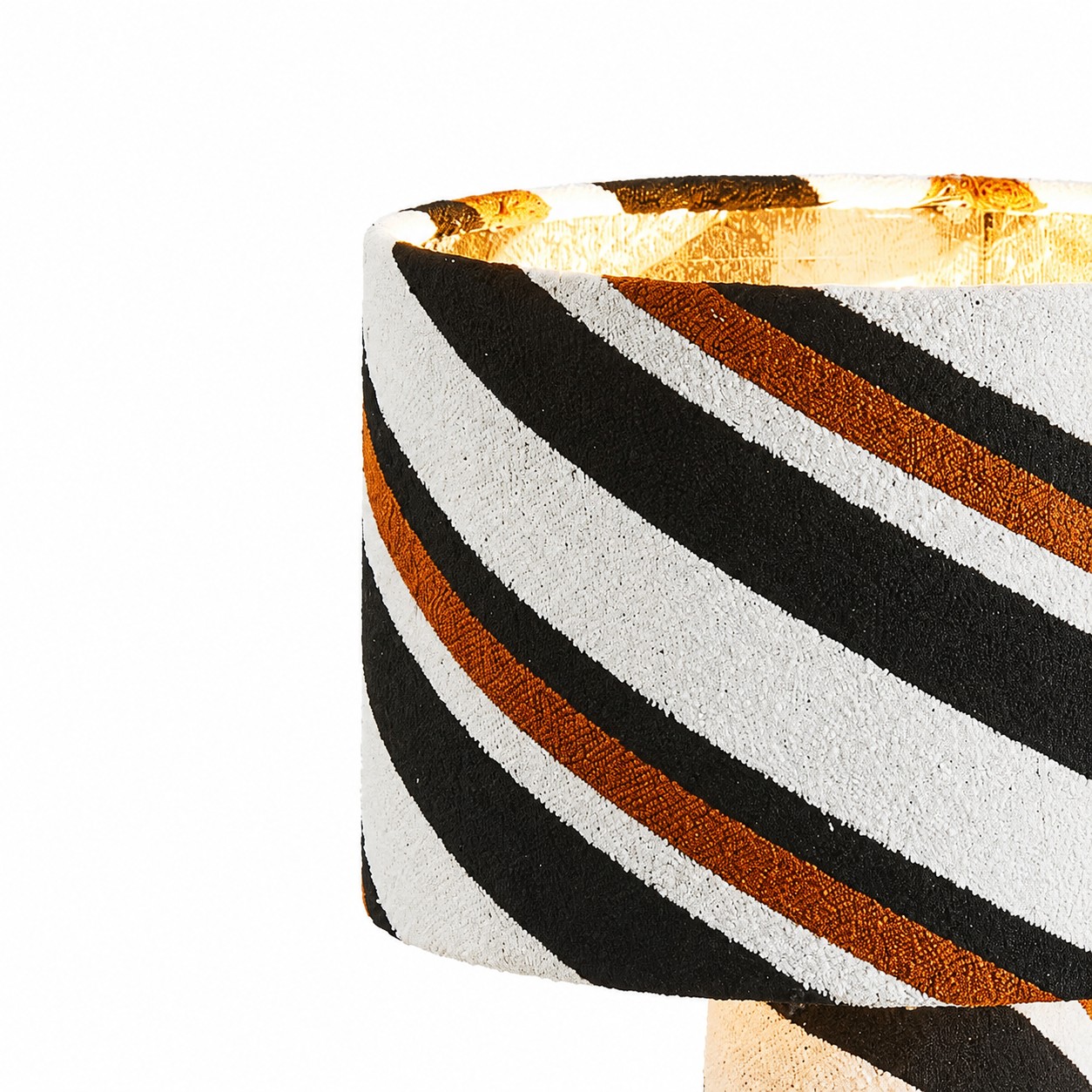 Striped Fabric Pendant Lamp