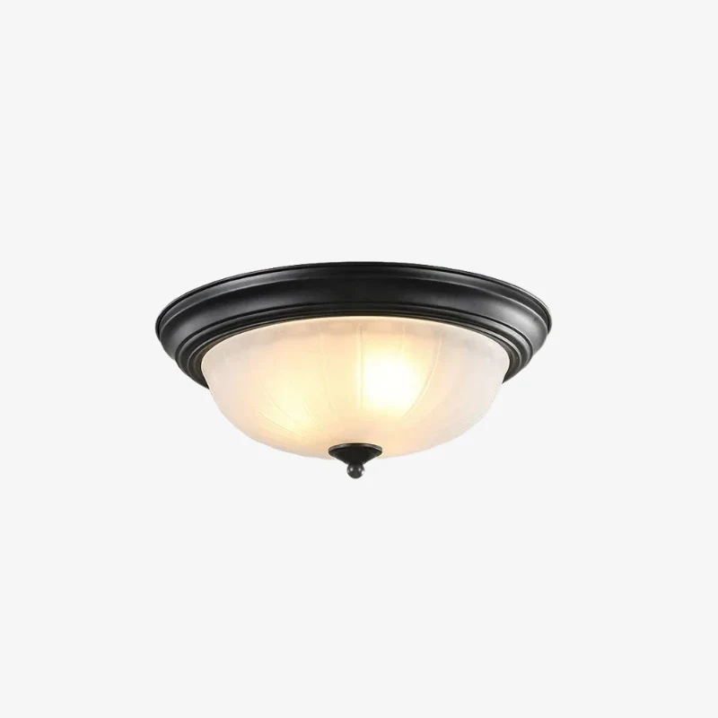 Clean product view of vintage flush mount ceiling light