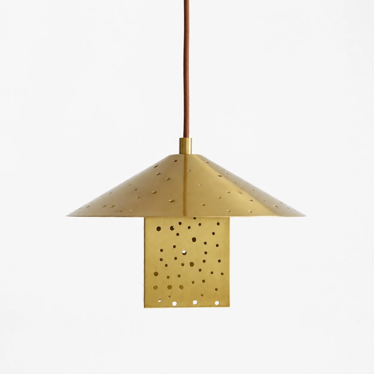 Bauhaus Hollow Silver Single Pendant Light