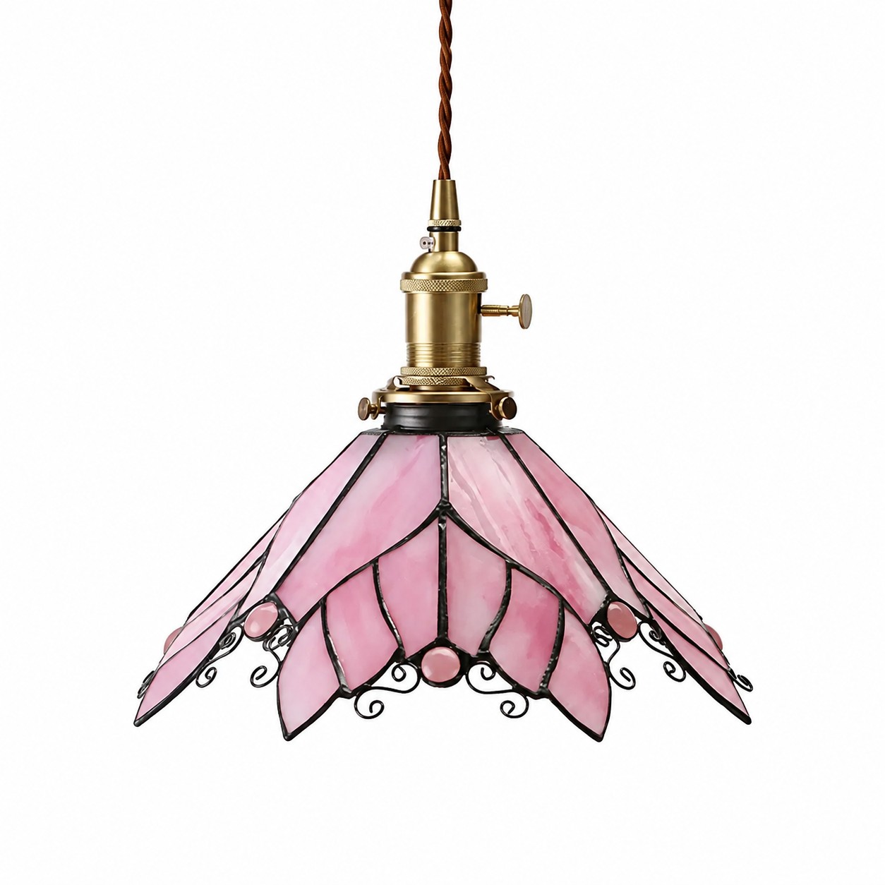 Handcrafted Stained Glass Pendant Light Collection