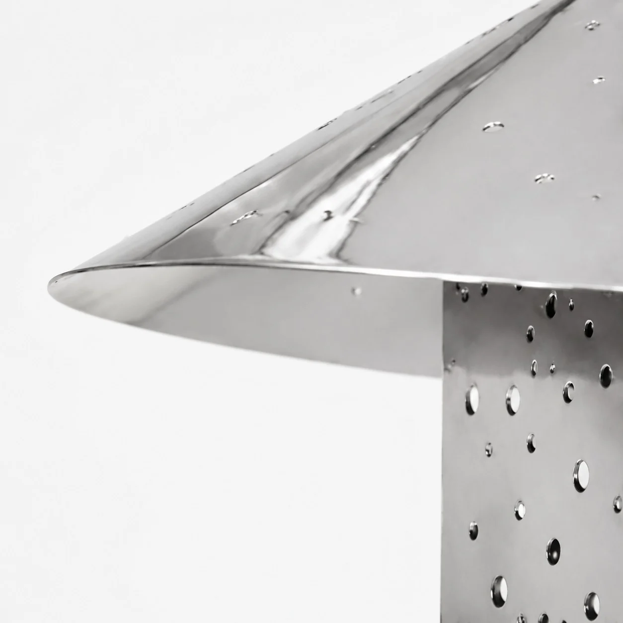 Bauhaus Hollow Silver Single Pendant Light
