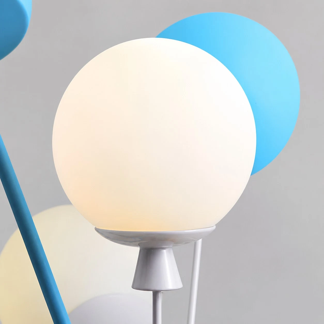 Colorful Balloon House LED Pendant Light for Kids Rooms