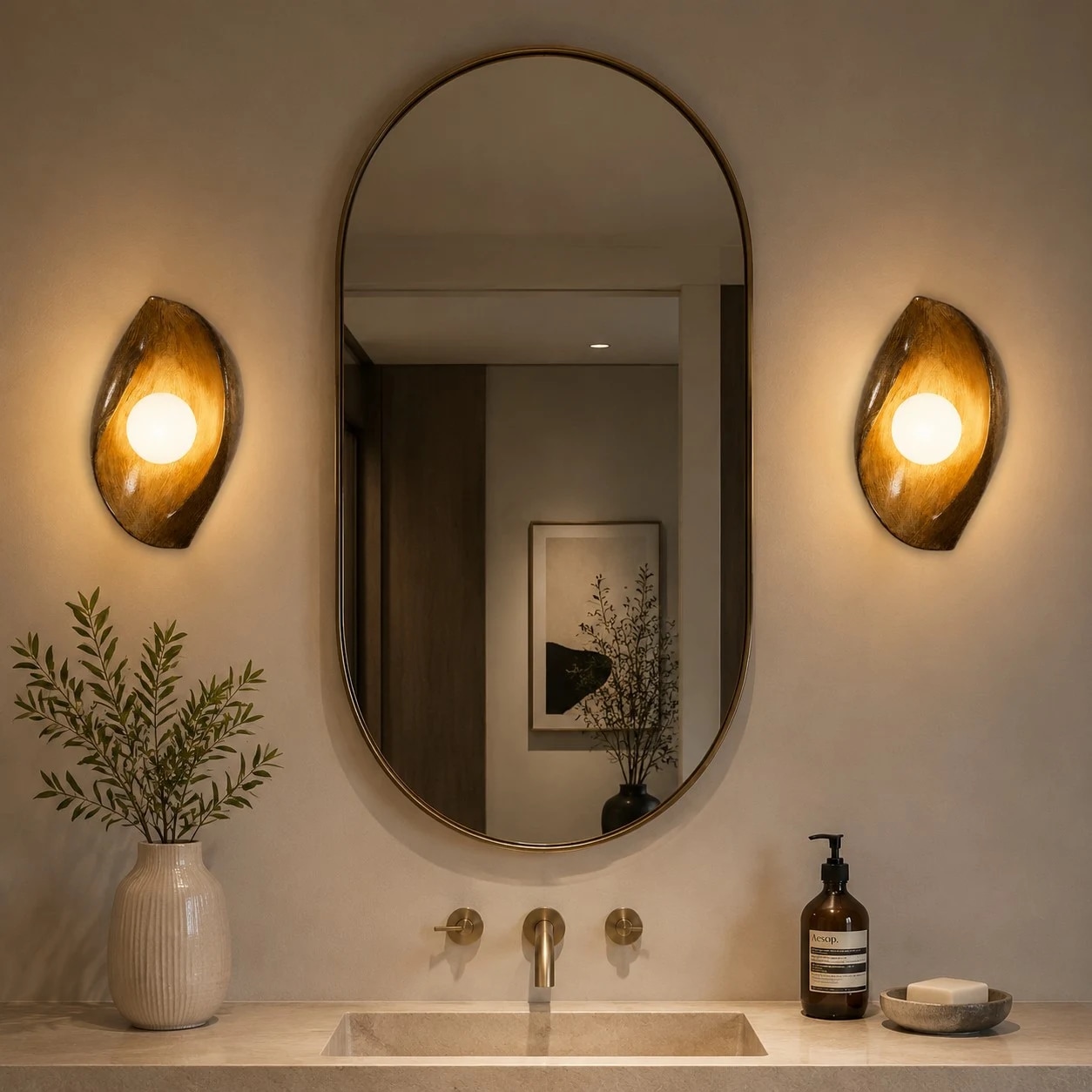 wall sconce room scene